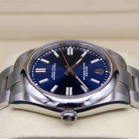 rolex oyster perpetual blaues zifferblatt|rolex oyster perpetual.